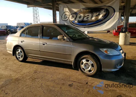2004 Honda Civic Hybrid from USA, damaged, VIN JHMES96694S022040